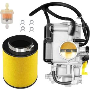 TRX400 Carburetor Compatible with Honda Sportrax TRX 400 TRX400EX 2x4 2001-2015, 2009-2014 TRX400X, 1999-2000 FourTrax TRX400 Replaces# 16100-HN1-013, 16100-HN1-A43