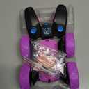 QUNREDA RC Cars, Purple Remote Control Car for Girls, 2.4 GHZ Double Sided RC Stunt Car 360 Rotating Remote Control Crawler with Headlights Car Toys for 6 7 8 9 10 11 12 Girls Birthday Gift