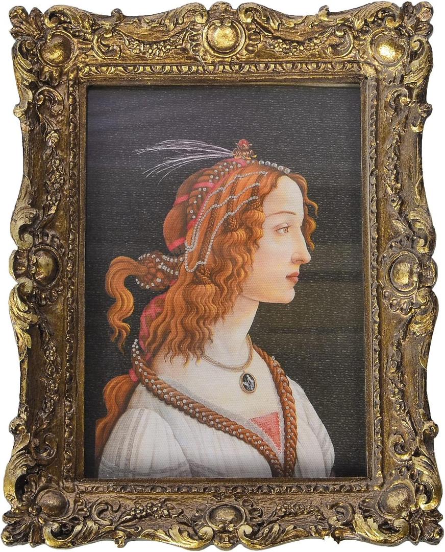 Vintage Picture Frame 5x7 Inch, Luxury Antique Photo Frames with Glass Front, for Horizontally or Vertically Tabletop Wall Hanging, Photo Displays, Gift Ideas, Antique Gold