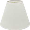 Aspen Creative 32290A Transitional Hardback Empire Shaped Spider Construction Lamp Shade in Off White, 14" wide (7" x 14" x 11")