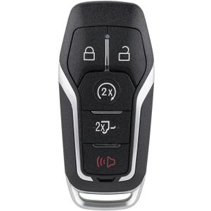 Remote Key Fob Replacement Compatible with Ford F-150 F-250 F-350 F-450 2015 2016 2017 with Power Tailgate and Remote Start 902Mhz M3N-A2C31243300 164-R8117 5 Buttons