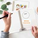 AQYIP Boho Colorful Autism Spiral Notebook, ADHD Neurodivergent Autism Acceptance Dyslexia Journaling Notebooks, Mental Health Journal for Women, Autistic Notebooks for Note Taking, 5.5x8.3 Inch