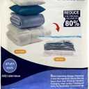 5 Super Jumbo Size 51"X47" Vacuum Storage Bags for Storage Organization
