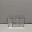 Desk Organizer with 4 Drawers, FODIENS Stackable Desktop Storage Box with Removable Drawer, Clear Sunglasses Organizer Display Case for Stationery Marker Pens Eyeglasses Office Supply