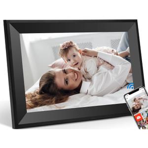Uhale Digital Picture Frame 10.1 inch IPS Touch Screen Digital Photo Frame WiFi EnabledWall MountableAuto-Rotate Send Best Wishes via Uhale App-for FamiliesFriends or Grandparents Gift