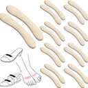 ramede 9 Pairs Heel Cushion Pads Keep Upper Curves Foot Strap Cushions Self-Adhesive Cushion Inserts Prevent Heel Protectors to Prevent Pain Slip and Blister (Light Skin Tone)