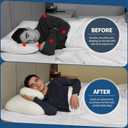 Effective Pain Relief Cervical Pillow for Neck and Shoulder, Neck and Ear Piercing Contour Pillow with an Ear Hole for CNH, Ergonomic Neck Support Pillow for Side Back Stomach Sleepers (Men)