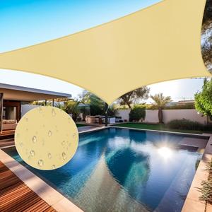 Shade&Beyond Waterproof Sun Shade Sail 8'x10' Rectangular Sand Shade Sail, UV Block Sun Shades Outdoor, Shade Canopy for Garden Patio Backyard Lawn Deck Shade&Beyond Waterproof Sun Shade Sail 8'x10' Rectangular Sand Shade Sail, UV Block Sun Shades Outdoor, Shade Canopy for Garden Patio Backyard Lawn Deck