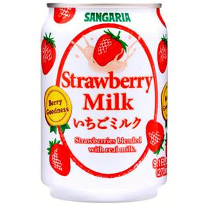 Sangaria Strawberry Milk 8.96 Fl oz (Pack of 24), BBD 10/2026