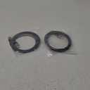 Highwings 8K HDMI Cable 2.1 10FT/3M 2-Pack, 48Gbps High Speed HDMI Cord-Nylon Braided 8K60Hz 4K120Hz 4K144Hz 3D eARC HDR10 4:4:4 HDCP 2.2&2.3 QMS DSC VRR, Compatible for Laptop, Monitor, Roku TV,HDTV (Grey)