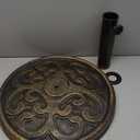 Yaheetech 22lbs Heavy Duty Round Antiqued Umbrella Base All Weather Umbrella Stand for Outoor Patio - Bronze