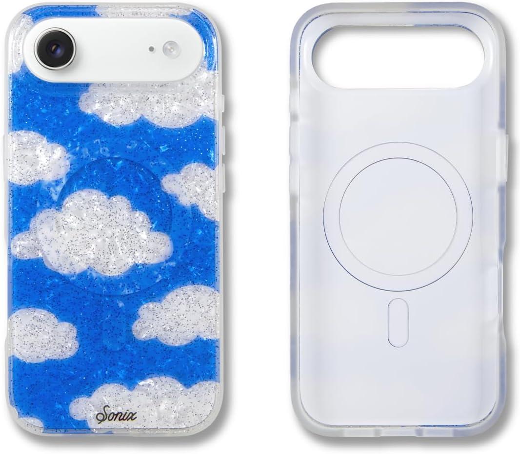 Sonix Case for iPhone 17 Air | Compatible with MagSafe | 10ft Drop Tested | Glitter Coulds | Day Dream