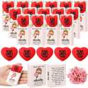 Wettarn 36 Sets Positive Jesus Gifts Heart Stress Balls with Support Boxes Jesus Loves You Party Favors for Mothers Day Christmas Stuffers Office Church Christian Desk Decor