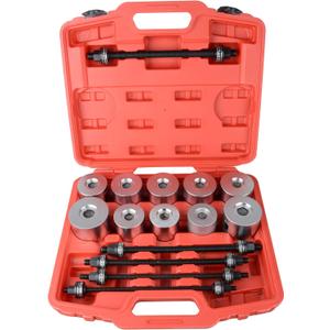 DAYUAN 27pc Universal Press and Pull Sleeve Kit Bush Bearing Removal Insertion Tool Set DAYUAN 27pc Universal Press and Pull Sleeve Kit Bush Bearing Removal Insertion Tool Set