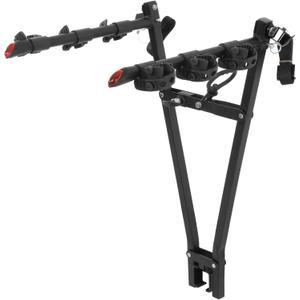 CURT 18013 Clamp-On Trailer Hitch Bike Rack Mount, Fits 2-Inch Shank, 3 Bicycles