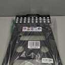 Delxo Folding Step Stool, 13 inch Non-Slip Foldable Stools Up to 300 LBS, Step Stool with Handle, Lightweight for Kitchen, Bathroom, Bedroom, Garden, Black, 1PC