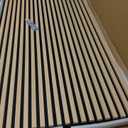 Art3d 2-Pack 48" x 24" Acoustic Wood Panels for Wall, Soundproof Wood Slat Panel for Wall and Ceiling, 3D Fluted Sound Absorbing Paneling for Interior Wall Decor, Living Room, Bedroom - Peach