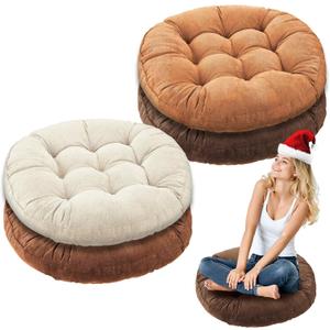 Jerify 4 Pcs Floor Pillow Cushions 22 x 22 Inch Round Square Large Meditation Floor Pillow for Classroom Adult Meditation Picnic Party Cushion for Seating Gift Christmas(Brown, Round) Jerify 4 Pcs Floor Pillow Cushions 22 x 22 Inch Round Square Large Meditation Floor Pillow for Classroom Adult Meditation Picnic Party Cushion for Seating Gift Christmas(Brown, Round)