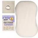 100% Waterproof Baby Lounger Cover - 2-Ply Organic Cotton Slipcovers Keep Your Lounger Clean & Your Baby Comfy - Machine Washable - (Lounger Not Included) - Off-White