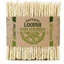 Natural Loofah Dish Sponge (Pack 30) Multipurpose Dish Sponges - 100% Biodegradable Compostable Dishwashing Scouring Pad Zero Waste (2.75" x 2.75" Each)