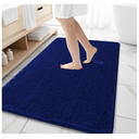 Thick Memory Foam Large Bathroom Rugs 59x35 Inch, Extra Soft Absorbent Bath Rug, Quick Dry Bath Mats, Non-Slip, Machine Washable Carpet for Bathroom, Tub and Shower, Home Decor Accessories, Navy