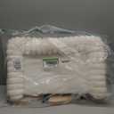 Cloud-Soft Cat Window Sill Perch with Zipper Designed Cushioned Bed, Supportive Cat Window Seat with Premium Solid Wood & Sturdy Metal Frame, Pet Hammock Bed for Large Cats (Medium, White) (Medium(21.7''x15''))