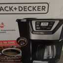 Black and Decker BLACK+DECKER 12-Cup Mill and Brew Coffeemaker, Black, CM5000B