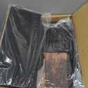 LASZOLA 5 Drawer Narrow Dresser Slim Cabinet Skinny Storage Tower Chest, Ideal for Small Spaces Bathroom Bedroom, Between Washer and Dryer, Lightweight Mobile on Wheels, Sturdy Fabric Drawers, Brown