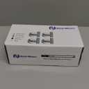 NearMoon Bath Towel Hooks- SUS 304 Stainless Steel Robe Hook Holder, Heavy Duty Coat Hook for Bathroom Livingroom Hotel Kitchen Garage, Wall Mounted- 4 Pack (Brushed Nickel)