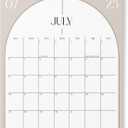 Karto Wall Calendar 2025-2026 - Vertical 8.5x11 inch July 2025 to December 2026 - Boost Your Productivity and Easy Planning with the Aesthetic Monthly Calendar - Boho Beige , Medium 