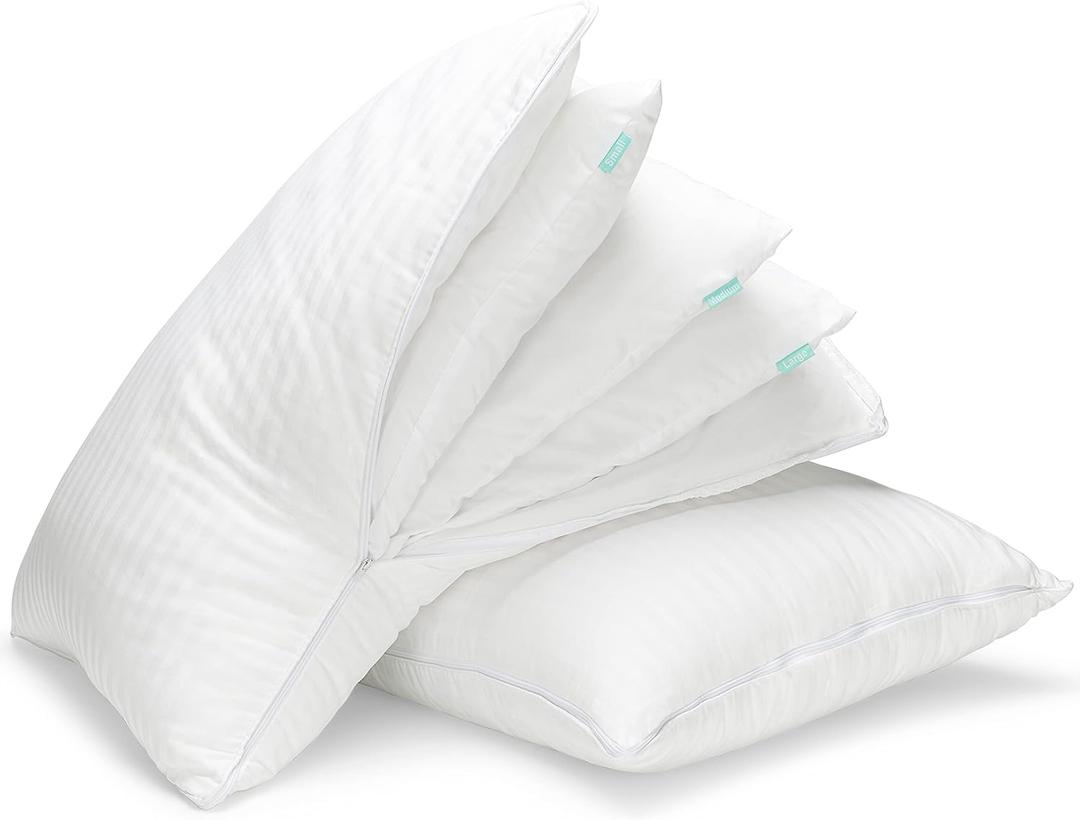 EverSnug Adjustable Pillows for Sleeping, Cooling Support, Set of 2 (Queen, Down Alternative) EverSnug Adjustable Pillows for Sleeping, Cooling Support, Set of 2 (Queen, Down Alternative)