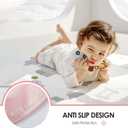 Baby Knee High Socks Girl Non Slip Toddler Stockings Cotton Bow Ruffle Newborn Long Socks Infant Dress Sock 0-6M/6-12M/1-3Y (Pink)