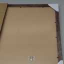 LUCKYLIFE 16x20 Frames, Picture Frames for Wall, Display Pictures 11x14 with Mat or 16x20 without Mat, Pack of 2, Rustic Brown