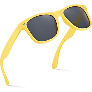 Retro Rewind Polarized Sunglasses for Women Men UV400 Classic Square Vintage Shades Trendy Unisex Sun Glasses