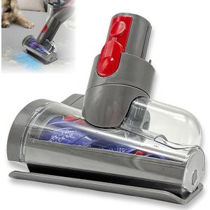 for Dyson V7 V8 V10 V11 V15 Vacuum Cleaners  Mini Motorized Brush Head  Pet Hair Removal Vacuum Attachment, Mini Hair Screw Tool for Carpeted Stairs, Couch Cushions, Upholstery & Car Carpet