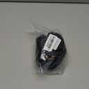 Women Fashion Black Velvet Bling Steering Wheel Cover with Black Diamonds, 15 inch Standard Glitter Rhinestone Car Wheel Cover Sparkling, Full Covered