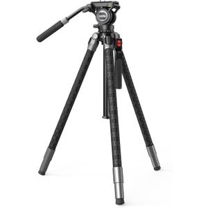 SMALLRIG x Potato Jet TRIBEX SE Hydraulic Tripod, One-Touch Fluid Head for DSLR Cameras, 6kg/13.2lb Load, Max Height 166cm/65in, Lightweight Travel Tripod, Interviews/Wedding/Landscape/Studio/Sports
