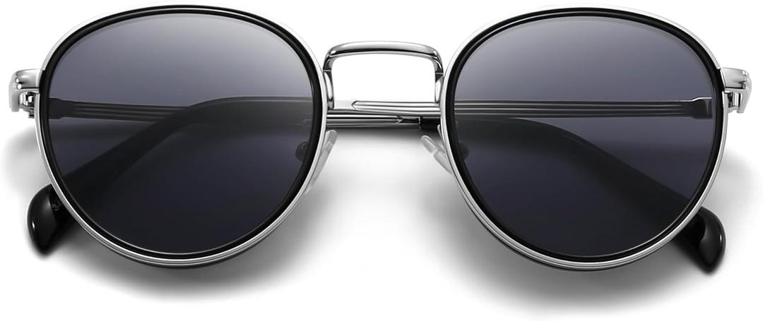 SUNGAIT Round Sunglasses for Women Men: Retro Sun Glasses for Driving Beach Camping Trip - UV400 Protection