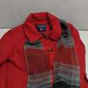 Allegra K Womens Work Office Winter Overcoat Single Breasted Point Collar Pea Coat Small Red XL