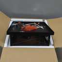 2-Light Industrial Square Flush Mount Ceiling Light, Farmhouse Ceiling Light Fixture for Kitchen, Modern Black Close to Ceiling Light for Hallway Bedroom Balcony Porch Stairway, E26, Pack of 2