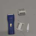 Dog Clippers,Quiet Washable USB Rechargeable Cordless Dog Grooming Kit,Electric Pets Hair Trimmers Shaver Shears for Dogs and Cats (006 Blue)