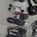 VSYSTO WiFi Motorcycle Dash Camera, OLED Display Wired Controller, Bluetooth Helmet Headset, Tire Pressure Sensors, Parking Guard, GPS 1080P SONYIMX307 150 Wide Angle Front and Rear Camera (Black-Q6)