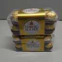 2 x Ferrero Rocher, Premium Milk Chocolate Hazelnut, Individually Wrapped, Chocolate Gift Box, 16 Count, 7 oz