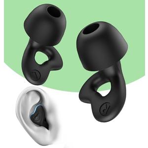 Ear Plugs for Sleeping Noise Cancelling, Soft Silicone Earplugs for Side Sleepers, 45dB Reusable Noise Reduction Ear Plugs with 8 Ear Tips, Hearing Protection for Concerts and Travel