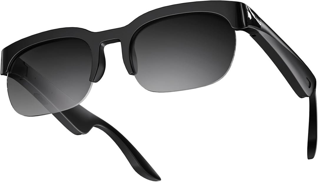 Smart Glasses with AI Translator, V6.0 Bluetooth Glasses with 150+ Translation, Smart Sunglasses for Men & Woman,120H Ultra-Long Standby, UV Protection, IPX5 Waterproof, Hands-Free Music & Calls