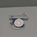 zouzai 2 Inch 5CCT Gimbal Led Recessed Lighting with Junction Box, 360°+90° Adjustable Recessed Can Lights, 2700K/ 3000K/ 3500K/ 4000K/ 5000K Selectable, 5W Eqv 50W, 550LM Brightness - ETL (White, 1 Pack)