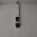 Kenney August Standard Steel Decorative Window Curtain Rod, 28-48" Adjustable Length, 5/8" Dia., Matte Black