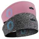 Sleep Headphones Bluetooth Headband for Side Sleeper, 17H Playtime, Wireless Headband Headphones with HD Stereo Speakers for Workout,Running,Yoga, Ideal Gifts for Men, Women, Teens, Pink+Grey