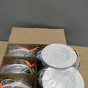 12 Pack 5/6 Inch LED Retrofit RGB Recessed Lighting, 12W 1200LM Smart Can Lights, Recessed Lights 2700K-6000K Color Changing Compatible with Alexa Assistant, Hub INCL