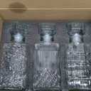 3PCS Whiskey Decanters, 33.8oz Liquor Decanter Set for Men Glass Decanters for Liquor, Bottles for Alcohol, Presents for Dad, Tequila Decanters Creative Presents for Man, Home Bar Decorations